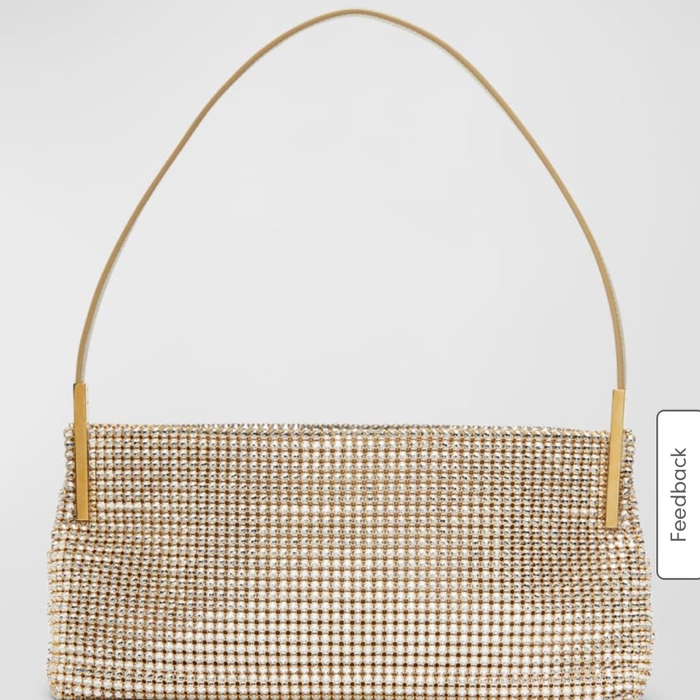 Saint Laurent Gold Shoulder Bag